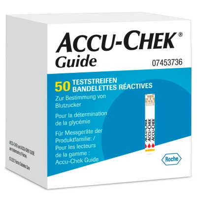 Accu-Chek Guide: 50 strisce reattive