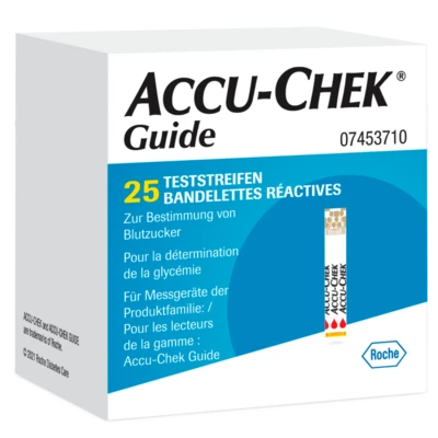 Accu-Chek Guide: 25 strisce reattive