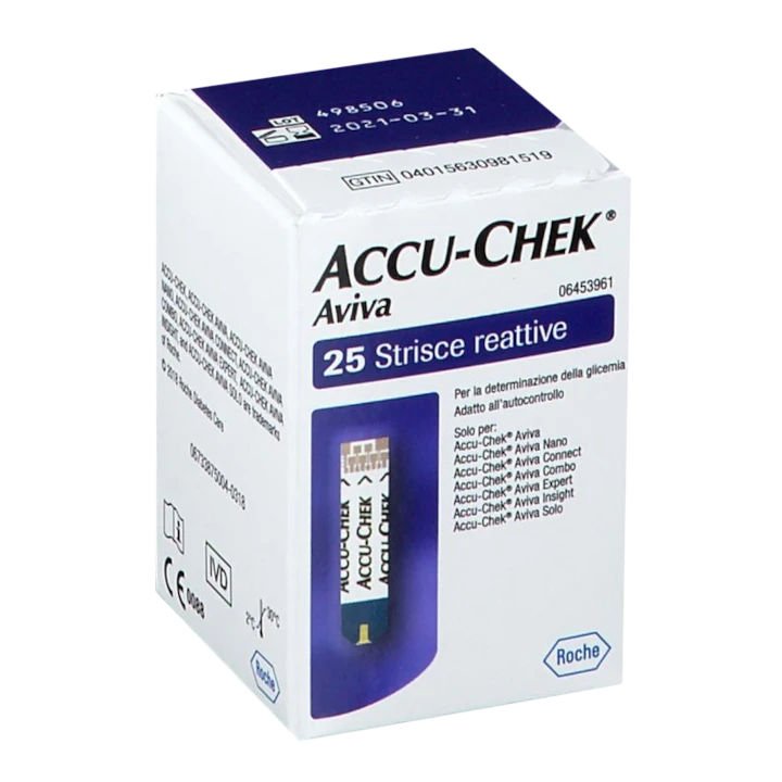 Accu-Chek Aviva: 25 Strisce reattive image number 0