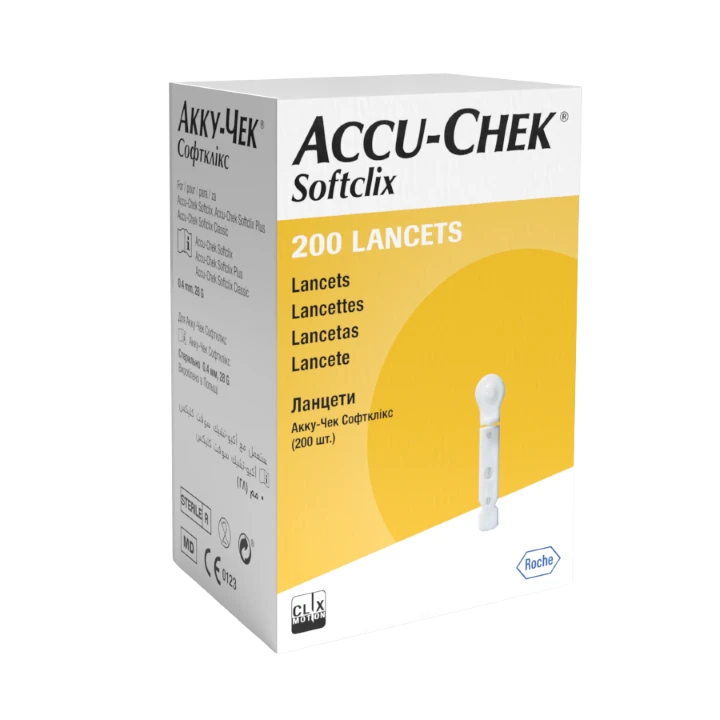 Accu-Chek Softclix: 200 Lancette image number 0