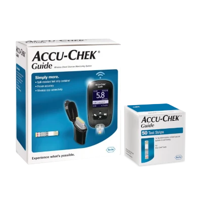 Accu-Chek Guide Kit con FastClix + 50 strisce